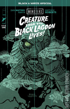 Variant Cover for Creature From the Black Lagoon Lives: Black and White Special #1