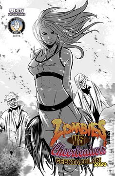 Variant Cover for Zombies vs. Cheerleaders Geektacular #1