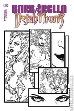 Variant Cover for Barbarella / Dejah Thoris #3
