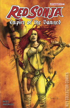 Variant Cover for Red Sonja: Empire of the Damned #4