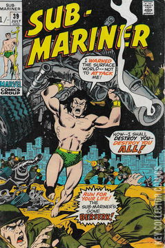 Variant Cover for Sub-Mariner #39