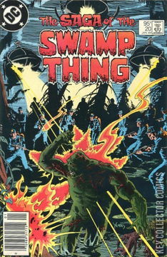 Variant Cover for Saga of the Swamp Thing #20