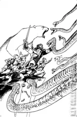 Variant Cover for Mighty Barbarians #1