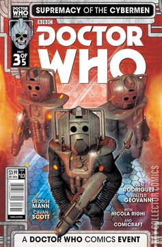 Variant Cover for Doctor Who: Supremacy of the Cybermen #3