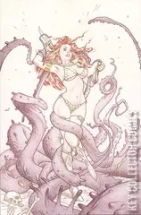 Variant Cover for Red Sonja: Empire of the Damned #4