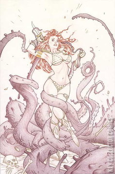 Variant Cover for Red Sonja: Empire of the Damned #4