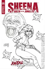 Variant Cover for Sheena: Queen of the Jungle #5