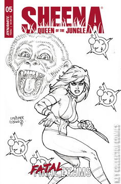 Variant Cover for Sheena: Queen of the Jungle #5
