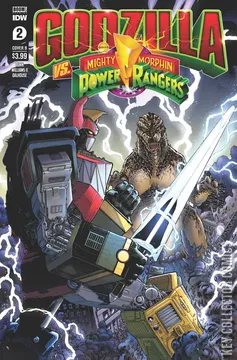 Variant Cover for Godzilla vs. The Mighty Morphin Power Rangers #2