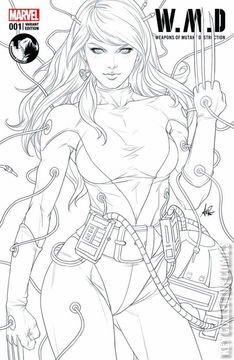 Variant Cover for Weapons of Mutant Destruction: Alpha #1