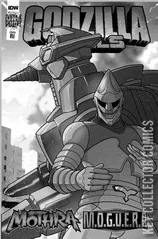 Variant Cover for Godzilla Rivals: Mothra vs. Moguera