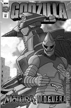 Variant Cover for Godzilla Rivals: Mothra vs. Moguera