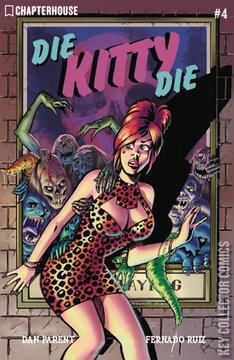 Variant Cover for Die Kitty Die: Hollywood or Bust #4