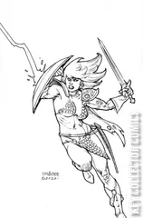 Variant Cover for Red Sonja: The Superpowers #4