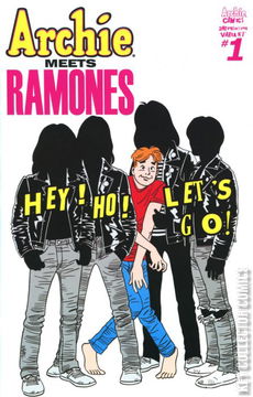 Variant Cover for Archie Meets Ramones #1
