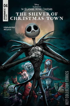 Variant Cover for The Nightmare Before Christmas: The Shiver of Christmas Town #4