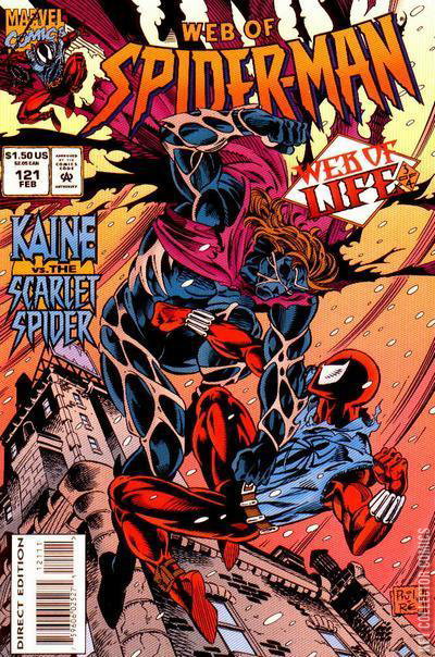 Webster Colcord Spider Man Web of Spider-Man #121 (1995) – Value, Key Facts & Variants | Key ...