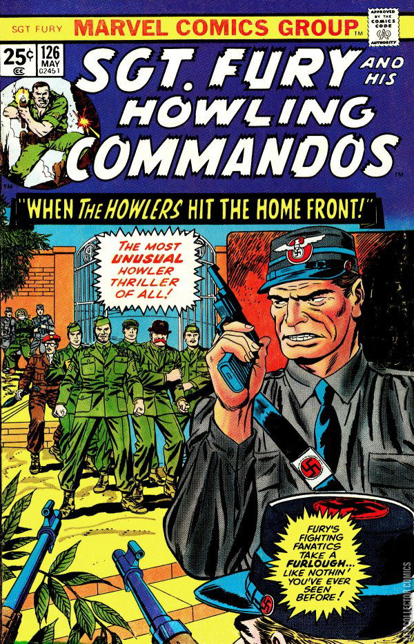 Cover art for Sgt. Fury and His Howling Commandos #126