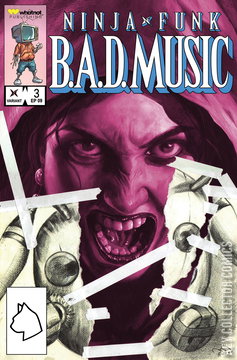 Variant Cover for Ninja Funk: B.A.D. Music #3