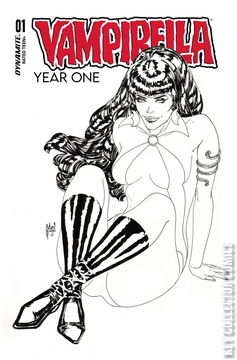 Variant Cover for Vampirella: Year One #1