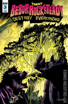 Variant Cover for Teenage Mutant Ninja Turtles: Bebop & Rocksteady Destroy Everything #3
