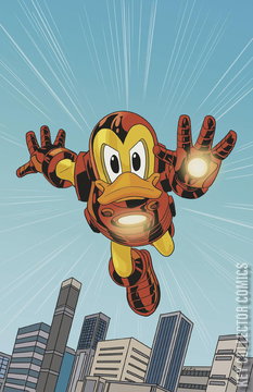 Variant Cover for What If...? Donald Duck Became Iron Man #1