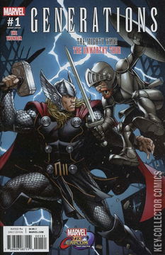 Variant Cover for Generations: The Unworthy Thor & The Mighty Thor #1
