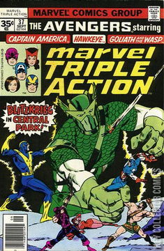 Variant Cover for Marvel Triple Action #37