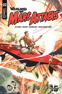 Variant Cover for Warlord of Mars Attacks #2