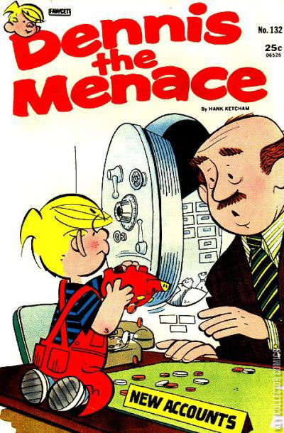 Dennis the Menace #132 Published January 1959 | Key Col