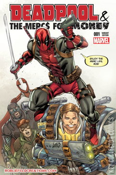 Variant Cover for Deadpool and the Mercs for Money #1