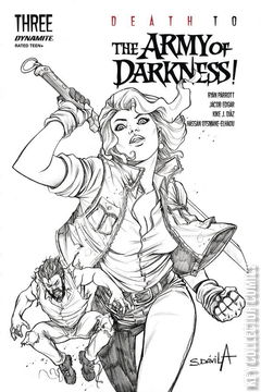 Variant Cover for Death to Army of Darkness #3