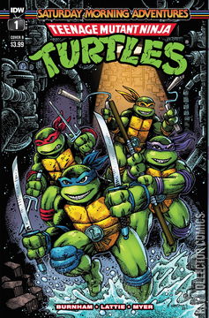 Variant Cover for Teenage Mutant Ninja Turtles: Saturday Morning Adventures #1