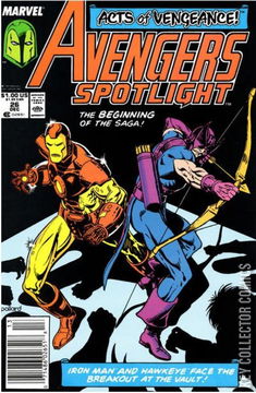 Variant Cover for Avengers Spotlight #26