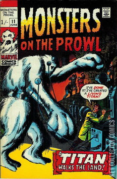 Variant Cover for Monsters on the Prowl #11