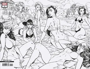 Variant Cover for Marvel Swimsuit Special: Friends, Foes & Rivals #1