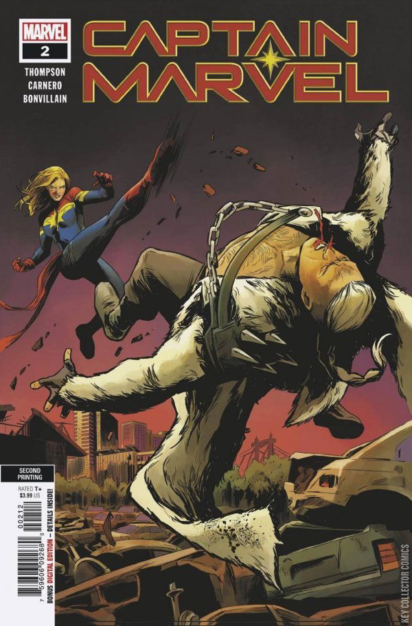 Variant Cover for Captain Marvel #2