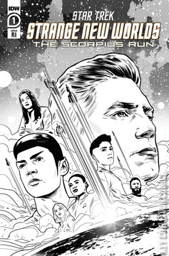 Variant Cover for Star Trek: Strange New Worlds - The Scorpius Run #1