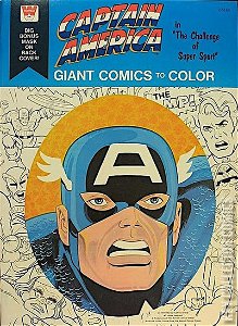Captain America Giant Comics to Color #1663