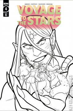 Variant Cover for Voyage to the Stars #4