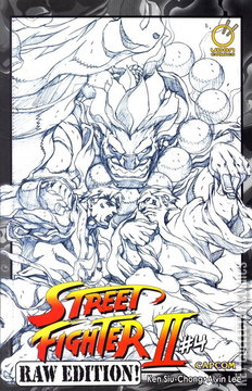 Variant Cover for Street Fighter II #4