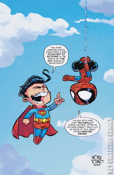 Variant Cover for Marvel / DC: Spider-Man / Superman #1