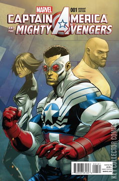 Variant Cover for Captain America and the Mighty Avengers #1