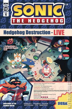 Variant Cover for Sonic the Hedgehog #40