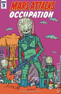 Variant Cover for Mars Attacks: Occupation #3