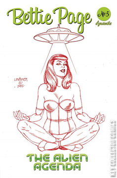 Variant Cover for Bettie Page: Alien Agenda #5