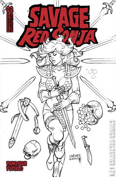 Variant Cover for Savage Red Sonja #2
