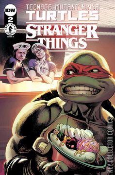 Variant Cover for Teenage Mutant Ninja Turtles / Stranger Things #2