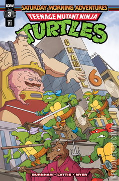 Variant Cover for Teenage Mutant Ninja Turtles: Saturday Morning Adventures #3