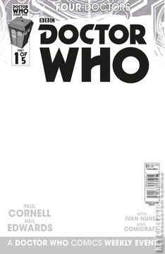 Variant Cover for Doctor Who: Four Doctors #1